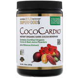 Фото CocoCardio, Certified Organic Instant Dark Cocoa Beverage with Beet Juice & Hibiscus, 7.93 oz. (225 g)