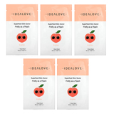 Фото Superfood Skin Savior, Pretty as a Peach, 5 салфеток для красоты, 20 мл (0,68 жидк. Унции)