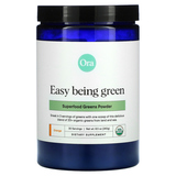 Фото Easy Being Green, порошок из суперфудов зелени, апельсин, 240 г (8,5 унций)