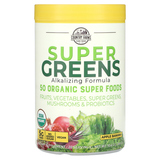 Фото Super Greens, Certified Organice Whole Food Formula, Delicious Apple Banana Flavor, 10.6 oz (300 g)