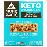 Фото Keto Granola Bar, Coconut Cocoa Chip,4 Bars, 1.12 oz (32 g) Each