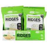 Фото Protein Ridges, Sour Cream, 10 Bags, 1.38 oz (39 g) Each