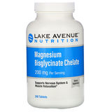 Фото Magnesium Bisglycinate, 200 mg Per Serving, 240 Tablets