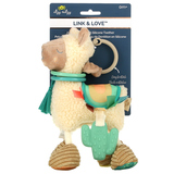 Фото Link & Love, Activity Plush with Silicone Teether, 0+ Months, Lama, 1 Piece