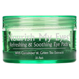 Фото Nourish My Eyes, Refreshing & Soothing Eye Pads, 36 Pads