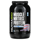 Фото Muscle Matrix Protein, торт с конфетти, 907 г (2 фунта)