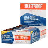 Фото Collagen Protein Bars, ванильное песочное печенье, 12 батончиков по 40 г (1,4 унции)