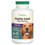 Фото VitaPet Adult, ежедневные витамины и вспомогательное средство для дыхания, для собак, 180 жевательных таблеток 468 г (16,5 унции)