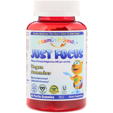 Фото Just Focus, Vegan Gummies, Berry Flavor, 60 Pectin Gummies