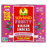 Фото Fruity Raisin Snacks, кисло-ягодное ассорти, 7 пакетиков по 20 г (0,7 унции)
