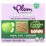 Фото Jammy Sammy, Snack Size Sandwich Bar, 15 Months and Up, Apple, Kale + Oatmeal, 5 Bars, 1.02 oz (29 g) Each
