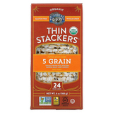 Фото Organic Thin Stackers, Puffed Grain Cakes, 5 Grain, Salt-Free, 24 Rice Cakes, 6 oz (168 g)