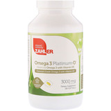 Фото Omega 3 Platinum + D, улучшенная Омега-3 с витамином D3, 3000 мг, 180 мягких таблеток