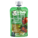 Фото Organic for Baby, 2nd Foods, яблоко, цукини, шпинат и клубника, 99 г (3,5 унции)