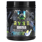 Фото Godzilla, предтренировочный комплекс, со вкусом ягод монстеры и лайма, 792 г (1,74 фунта)