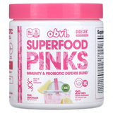 Фото Superfood Pinks, розовый лимонад, 124 г (4,37 унции)