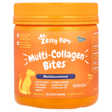 Фото Multi-Collagen Bites ™, Multifunctional, для собак, для всех возрастов, курица, 90 жевательных таблеток