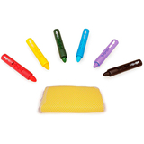 Фото Tolo Splash, Bath Time Crayons, Plus Sponge, 2+ Years, 9 Crayons Plus Sponge
