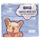 Фото Набор для ухода за кошками и собаками, щетка-щетка и кусачки для ногтей, фиолетовый, 1 щетка, 1 кусачки для ногтей