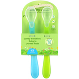 Фото Feeding Spoons, 6-12 Months, Aqua, 2 Pack