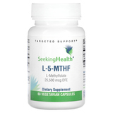Фото L-5-MTHF, 25500 мкг DFE, 60 вегетарианских капсул