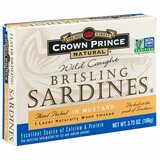 Фото Brisling Sardines, In Mustard, 3.75 oz (106 g)