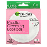Фото SkinActive, Micellar Cleansing Eco Pads, 3 Pack