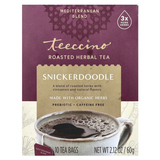 Фото Жареный травяной чай, Snickerdoodle, без кофеина, 10 чайных пакетиков, 60 г (2,12 унции)