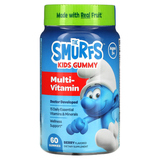 Фото Kids Gummy, мультивитамины, смурфики, для детей от 3 лет, со вкусом ягод, 60 жевательных таблеток