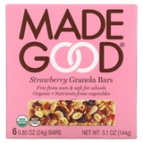 Фото Granola Bar, Strawberry, 6 Bars, 0.85 oz (24 g) Each