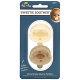 Фото Sweetie Soother, 0+ Months, Cream Taupe Braid, 2 Food Grade Silicone Pacifiers