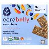 Фото Smart Bars, органические батончики для малышей, батат, черника и банан, 5 батончиков по 24 г (0,84 унции)