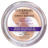 Фото Olay Simply Ageless, тональная основа, SPF 28, мягкий мед 255, 12 г (0,4 унции)