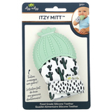 Фото Itzy Mitt, Food Grade Silicone Teether, 3+ Months, Cactus, 1 Teether