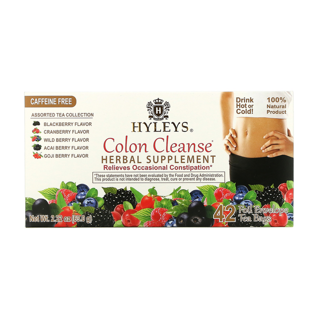 Envelope Colon Отзывы (55) Colon Cleanse, Assorted Tea Collection, Caffeine Free, 42 ...