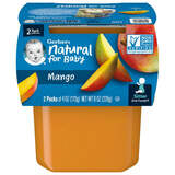 Фото Natural for Baby, 2nd Foods, манго, 2 пакетика по 113 г (4 унции)