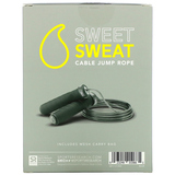 Фото Sweet Sweat Cable Jump Rope, Black, 10 ft, 1 Jump Rope
