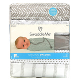 Фото SwaddleMe, Original Swaddle, Small Medium,0-3 Months, Grey, 5 Pack