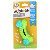Фото Nubbies, стоматологические игрушки для людей, склонных к потере чувствительности, Duality Toy, зеленое яблоко, 1 игрушка