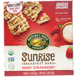 Фото Organic, Sunrise Breakfast Bars, Berry Strawberry, 5 Bars, 1.2 oz (35 g) Each