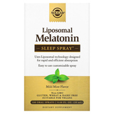 Фото Liposoman Melatonin, спрей для сна, мягкая мята, 100 спреев для полости рта, 20 мл (0,68 жидк. Унции)