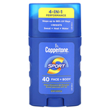 Фото Солнцезащитный стик, Sport, 4-в-1, для лица и тела, SPF 40, 42,5 г (1,5 унции)