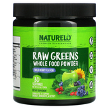 Фото Raw Greens, порошок из цельных продуктов, лесные ягоды, 240 г (8,5 унции)